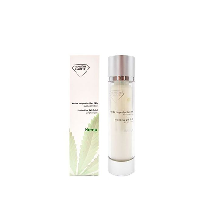 Hoofdbeeld Hemp beschermende 24h fluïde - kalmerend voor gevoelige huid - 50 ml